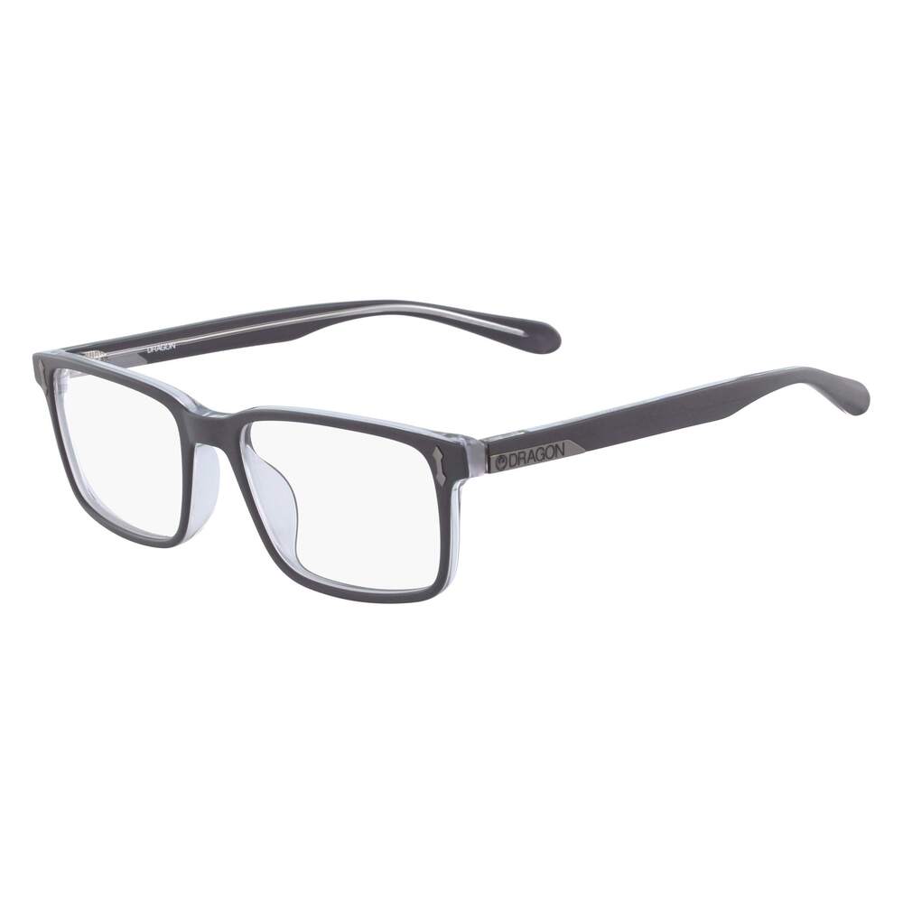 NWT Dragon DR181 022 Grey Rectangle 54mm Eyeglasses